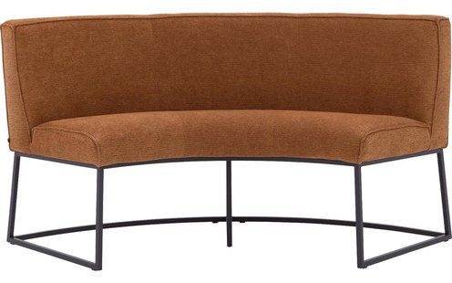 Goossens Excellent Eetkamerbank Tom, Rond 174 cm breed