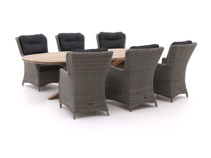 Intenso Milano/ROUGH-Y Ellips 280cm lounge-dining tuinset 7-delig - Laagste prijsgarantie!