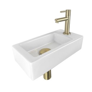 Fonteinpack Best Design Nancy Mini Block Rechts Mat Goud