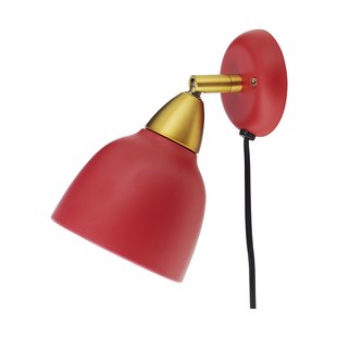 Superliving Urban muurlamp korte arm Raspberry red