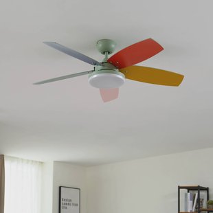 Lindby plafondventilator Jonte, hout, DC, stil, Ø 106 cm