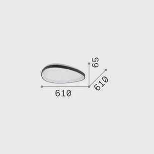 Ideallux Ideal Lux LED plafondlamp Gemini messingkleurig, 61 cm aan/uit