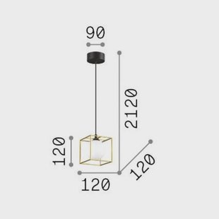Ideallux Ideal Lux Lingotto hanglamp, 1-lamp, zwart, opaalglas Ideallux Ideal Lux Lingotto hanglamp, 1-lamp, zwart, opaalglas