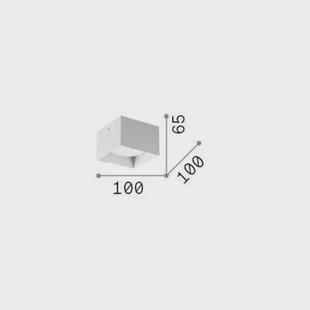 Ideallux Ideal Lux downlight Spike Square, koperkleurig, aluminium, 10 cm
