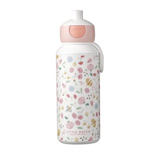 Mepal Campus drinkfles pop-up 400ml Flowers & Butterflies Mepal Campus drinkfles pop-up 400ml Flowers & Butterflies