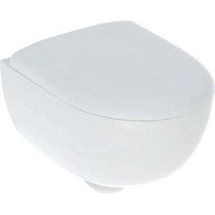 Wandcloset Geberit Renova Pack Diepspoel Kleine Sprong Gesloten Vorm Rimfree Met Zitting Wit