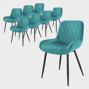 Set van 8 eetkamerstoelen Bea velvet | ML-Design Set van 8 eetkamerstoelen Bea velvet | ML-Design