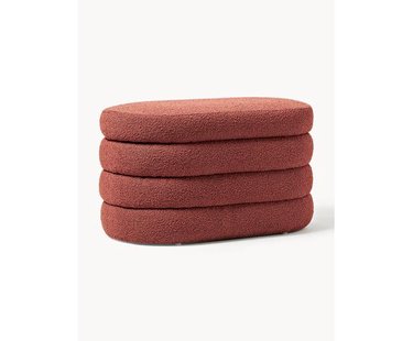 Kleine boucl&eacute; bank Alto met opbergruimte