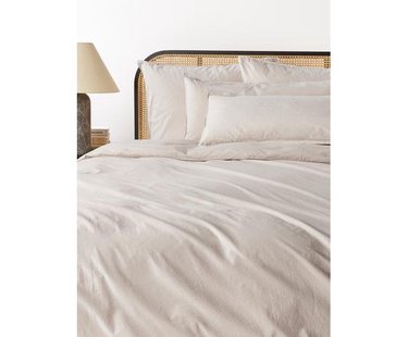 Dekbedovertrek van gewassen perkalkatoen Debbie