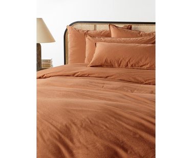 Dekbedovertrek van gewassen perkalkatoen Debbie