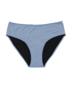 HEMA Incontinentiehipster katoen voor licht urineverlies middenblauw (middenblauw)