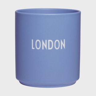 Design Letters Design Letters favoriete mok International 25 cl London-blue