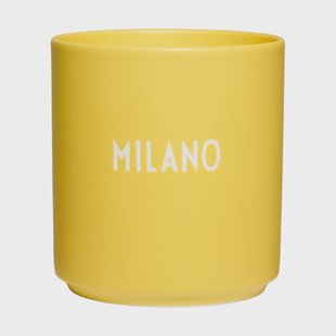 Design Letters Design Letters favoriete mok International 25 cl Milano-yellow