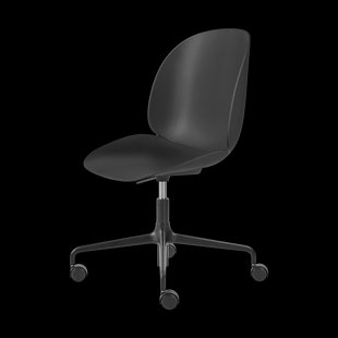 GUBI Beetle Meeting Chair bureaustoel Black-black