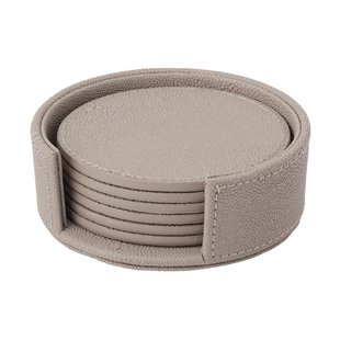 Mojoo Sting glasonderzetters Ø12 cm 6-pack Fawn