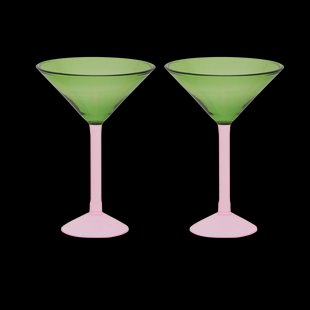 URBAN NATURE CULTURE Urban Nature Culture geschenkset martiniglazen 2-pack Green