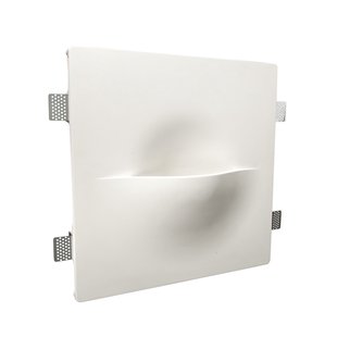 VK Lighting Gypsum - inbouw wandverlichting - 40 x 8 x 40 cm - wit