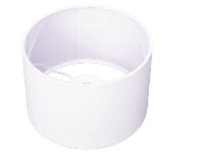 Artdelight lampenkap - Ø 20 x 15 cm - wit