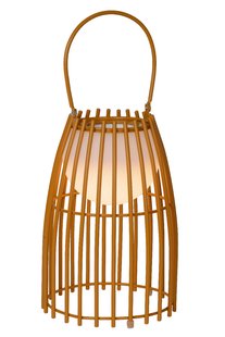 Lucide Extravaganza Frizzle - tafellamp - Ø 18 x 32 cm - bruin