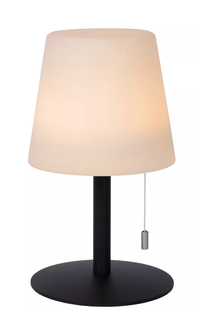 Lucide Rio - tafellamp - Ø 15,5 x 26 cm - 1,8W LED incl. dimbaar - RGB - IP44 - wit