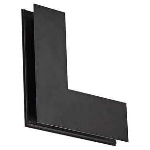 VK Lighting Kona - magnetisch railsysteem - vertikaal uitwendig opbouwhoekprofiel - 6 x 17,5 x 17,5 cm - zwart