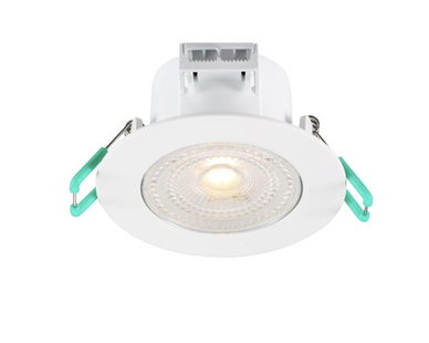 Sylvania Start Eco Spot - inbouwspot - Ø 87 mm, 74 mm inbouwmaat - 5,5W dimbare LED incl. - IP44 - wit