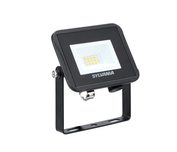 Sylvania Start Flood Flat - verstraler - 10,5 x 10 x 2,3 cm - 9W LED incl. - IP65 - zwart