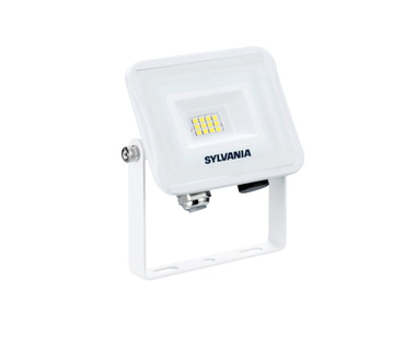 Sylvania Start Flood Flat - verstraler - 10,5 x 10 x 2,3 cm - 9W - IP65 - 4000K - wit
