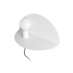 Faro Nit Left - wandverlichting met schakelaar - 40 x 20 x 20 cm - mat wit