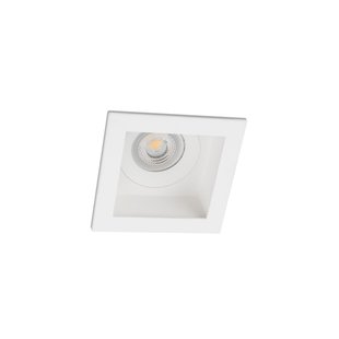 Faro Moist - inbouwspot - 90 x 90 mm, 78 x 78 mm inbouwmaat - IP44 - mat wit
