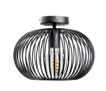 ETH Wire 2.0 - plafondverlichting - Ø 30 x 23 cm - zwart