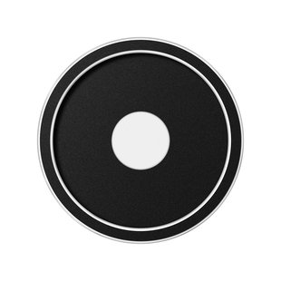 ETH Loïs - plafondlamp - Ø 30 x 6 cm - 3 stappen dimbaar - 24W LED incl. - IP44 -  zwart