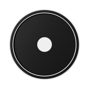 ETH Loïs - plafondlamp - Ø 40 x 6 cm - 3 stappen dimbaar - 30W LED incl. - IP44 -  zwart