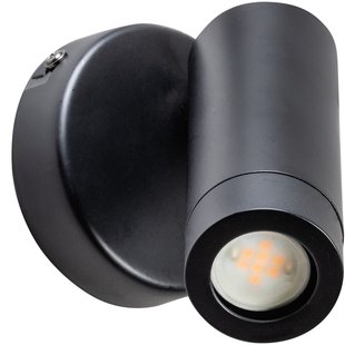 ETH Miller - wandlamp met schakelaar - Ø 8 x 12 cm - zwart