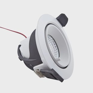 Arcchio Harcos LED downlight, wit, Ø 11 cm, 4.000K