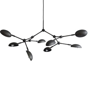 101 Copenhagen Drop Chandelier Mini Hanglamp Burned Black Plated Metal