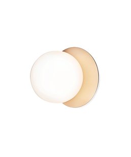 Nuura Aps - Liila 1 Wand-/Plafondlamp IP44 Medium Nordic Gold/Opal White Nuura Nuura Aps - Liila 1 Wand-/Plafondlamp IP44 Medium Nordic Gold/Opal White Nuura