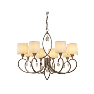 Searchlight Alberto - luster - Ø 77 x 121 cm - antiek messing