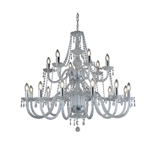 Searchlight Hale - luster - Ø 99 x 150 cm - chroom