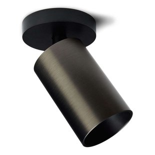 Antidark - SpotOn Circle1 Plafond/Wandlamp Zwart/Titanium Antidark - SpotOn Circle1 Plafond/Wandlamp Zwart/Titanium