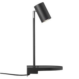 Nordlux - Cody Wandlamp w/USB-A Port for Charging Black Nordlux - Cody Wandlamp w/USB-A Port for Charging Black