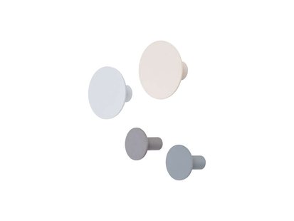 Blomus - Ponto Kapstokhaak Set of 4 Warm Gray/Multi-Colour Blomus - Ponto Kapstokhaak Set of 4 Warm Gray/Multi-Colour
