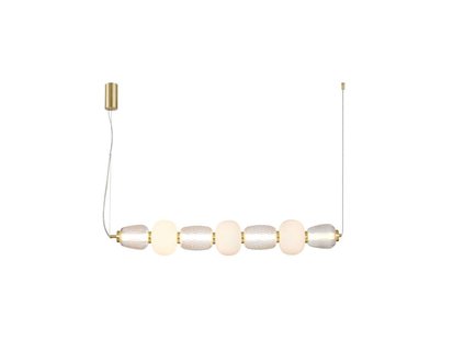 Loom Design - Pearl 7 Hanglamp Amber/Gold Loom Design - Pearl 7 Hanglamp Amber/Gold