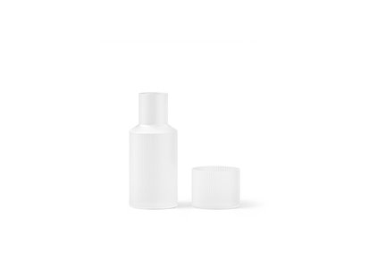 ferm LIVING - Ripple Small Carafe Set Frosted ferm LIVING - Ripple Small Carafe Set Frosted