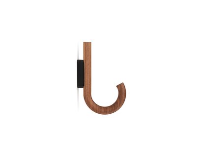 Gejst Home Accessories - Hook Kapstokhaak Walnoot/Zwart GEJST Gejst Home Accessories - Hook Kapstokhaak Walnoot/Zwart GEJST
