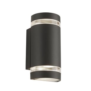 Searchlight Upwell - buiten wandverlichting - 10 x 24 cm - IP44 - grijs