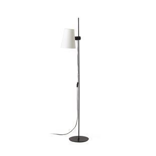 Faro Lupe - staanlamp - 150 cm - beige en zwart