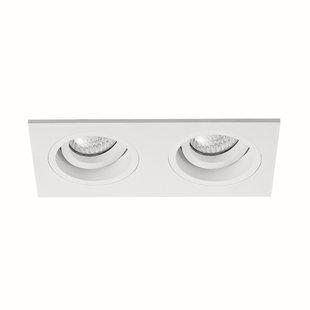 Zuma Line Chuck DL2 Next - inbouwspot - 190 x 95 mm, 175 x 80 mm inbouwmaat - wit