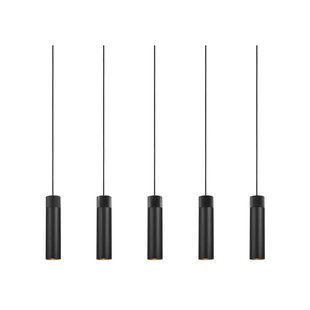 Nordlux Tilo - hanglamp - 80,6 x 6 x 224,6 cm - zwart