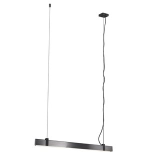 Nordlux Lilt - hanglamp - 115 x 4,3 x 210,2 cm - 3 stappen Moodmaker functie - 27W LED incl. - donker staal